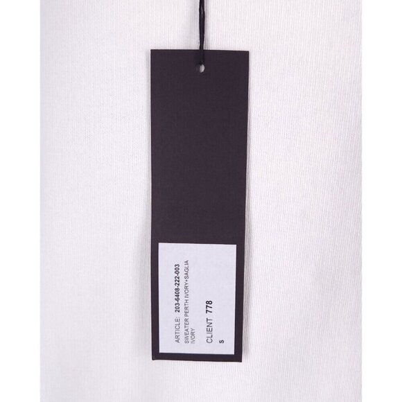 Haider Ackerman Perth Sweatshirt Size S Womens White $650 - Picture 9 of 12